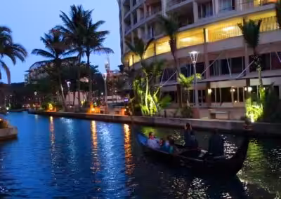 Zulumoon Gondolas Durban Point Waterfront Canal Magical Night Boat Ride
