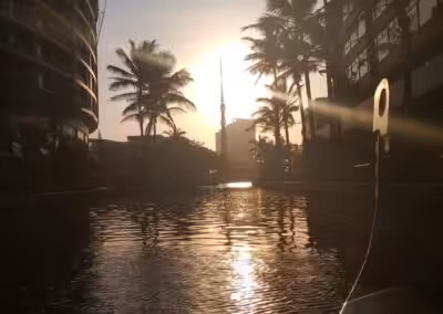 Gondola Boat Ride Durban Sunset