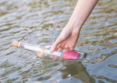 message in a bottle
