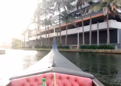 Lunch on a boat
